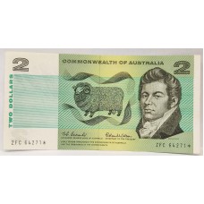 AUSTRALIA 1966 . TWO 2 DOLLARS BANKNOTE . COOMBS/WILSON . STAR NOTE